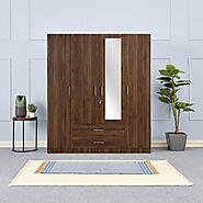 4 Door Wardrobe: Buy 4 Door Wardrobe Online at Best prices starting from Rs 15696 | Wakefit