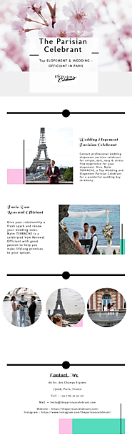 Choose Paris Elopement Officiant Packages - The Parisian Celebrant