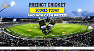 Predict cricket scores today and win cash prizes!