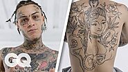 Lil Skies Breaks Down His Tattoos | GQ