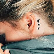 100+ Unique Behind the Ear Tattoo Ideas and Designs