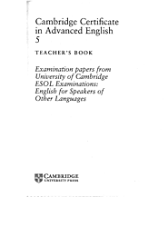 Cambridge - Cambridge Certificate Advanced Examination 5 Teacher s Book Esol[1] - Documents