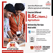 Best Private University for Bachelor of Science Honours - Sage University Indore