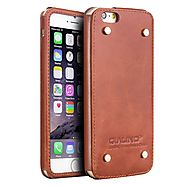 QIALINO Leather Back Case for iPhone 6 4.7 - Qialino