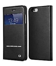 QIALINO Leather Case for Iphone 6 4.7 Inch with Touch & Sensing Strip - Qialino