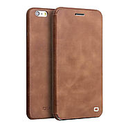 QIALINO Leather Magnet Flip Case for iPhone 6 4.7 Inch - Qialino
