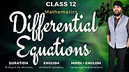 Differential Equations Class 12 Solutions
