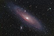 Milky way colliding Andromeda