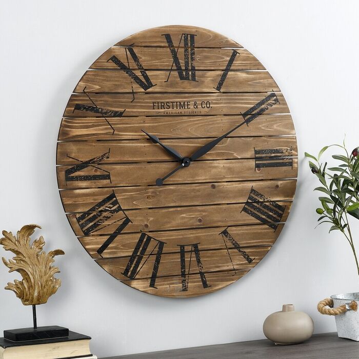 Rustic Farmhouse Decor Ideas For The Home That You Ll LOVE A Listly List   7592798 Large Decorative Farmhouse Style Wall Clocks Extra Large Clocks 600px 