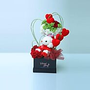 Flowers, Balloons, Cakes, Chocolates & Perfume Combo - Free Delivery