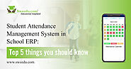 online attendance management software | employee attendance system | Sweedu School ERP software