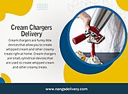 Cream Chargers Delivery