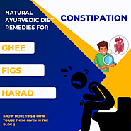 Natural Ayurvedic diet remedies for Constipation