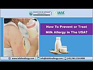 Prevent or Treat Milk Allergy in the USA | IAFA® for Food, Skin and Nasal Allergy