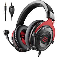 EKSA E900 PC Gaming Headset - PS4 Headset Wired Gaming Headphones with Noise Canceling Mic, Over Ear Headphones Compa...
