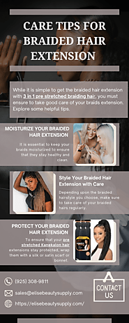 Care Tips For Braided Hair Extension