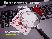 How to play internet café sweepstakes from home?