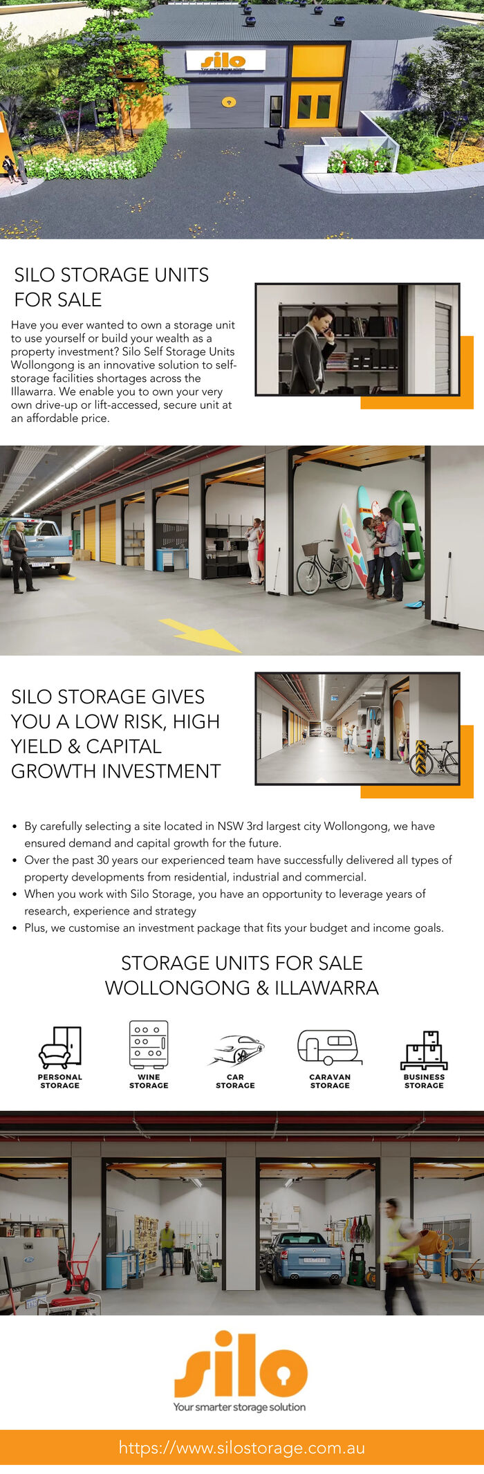 This infographic is designed by Silo Storage