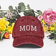 Baseball Cap Mama Vintage Distressed Washed Cotton Adjustable Dad Hat Outdoor