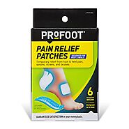 Profoot Pain Relief Patches for Foot & Heel Pain, 6 Count