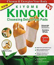 Details about  50 Cleansing KinokI Detox Foot Pads Patch Pain Relief Soothing Herbal Seen On TV