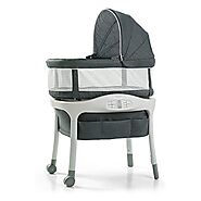 Graco Sense2Snooze Bassinet with Cry Detection Technology | Baby Bassinet Detects and Responds to Baby's Cries to Hel...