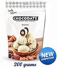 Chocodate White - 100gms | Exquisite Bite Sized Delicacy | Handmade Treat