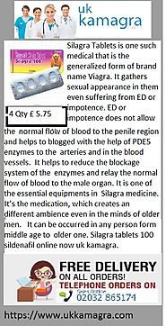 Silagra 100 adds an active ingredient name Sildenafil Citrate