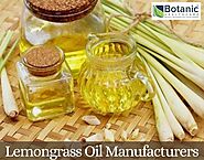 Lemongrass Oil Manufacturers