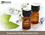 Essential Oils Manufacturers