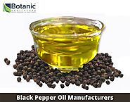 Black Pepper Oil Manufacturers