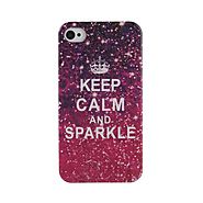 Keep Calm and Sparkle Case - Pink @ 299.0000 Online in India
