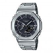 G-SHOCK Men's Full Metal Silver Watch GM-B2100D-1ADR | CASIO MEA