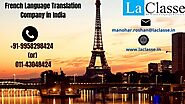 Top French Language Translation Services in India by Professional Translation Experts