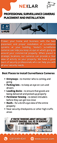 Professional Surveillance Cameras Placement And Installation