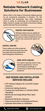 Reliable Network Cabling Solutions for Businesses
