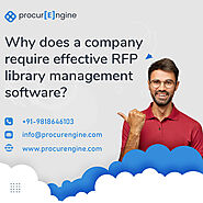 Effective RFP library management software.