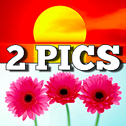 2 Pics Photo Puzzle - Jigsaws & Riddles: Play a general funny image letters word quiz