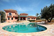 Fantastisk villa i Finestrat i arabisk stil med panoramautsikt, 5 soverom og gjestehus (s-2351)