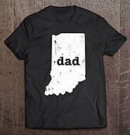 Dad Shirt From Daughter Indiana Dad Gifts From Daughter - Tee Cheap US