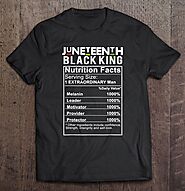 Black Dad Shirt Juneteenth King Black Dad Father's Day - Tee Cheap US