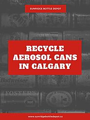 Recycle aerosol cans in calgary