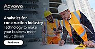 Data Analytics and Business Intelligence Tools For Construction Industry