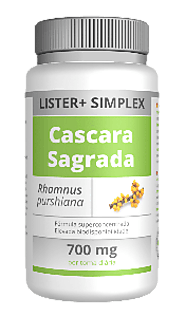 CASCARA SAGRADA 60 cápsulas | Lister Plus Natural Health Supplements