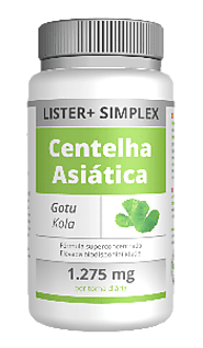 LISTER+ SIMPLEX CENTELHA ASIÁTICA 90 cápsulas | Lister Plus Natural Health Supplements