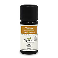 Aroma Tierra Vetiver Essential Oil - 100% Pure & Organic