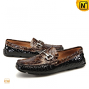 Mens Patent Leather Driving Moccasins CW740021