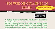 Top 10 Wedding Planner In Delhi