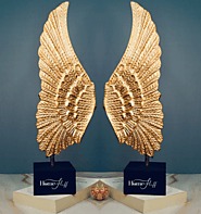 Angel Wings of Gold for Home Decor in India