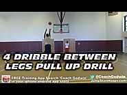 4 DRIBBLE BETWEEN LEGS PULL UP SHOOTING DRILL - COACH GODWIN EP: 66